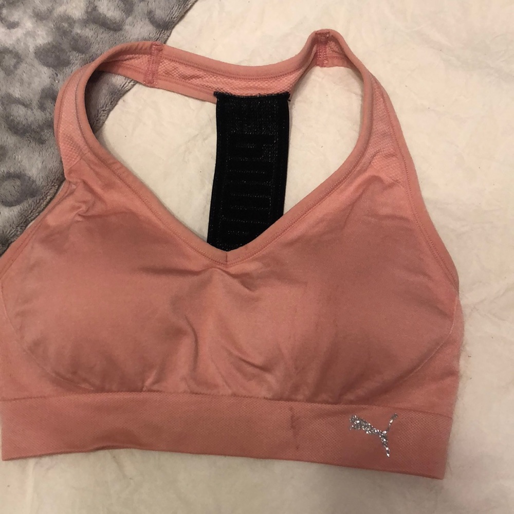 Puma sports bra small watermark on the front
